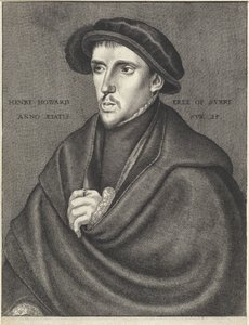 Henry Howard, Surrey grófjának portréja alkotó: Wenceslaus Hollar