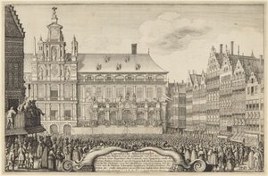 Békekiáltvány - Antwerpen alkotó: Wenceslaus Hollar