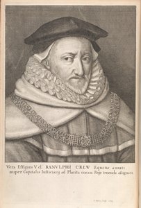 Ranulph Crew, William Dugdale „Historical Memorials of the English Laws” című könyvéből, London, 1666
