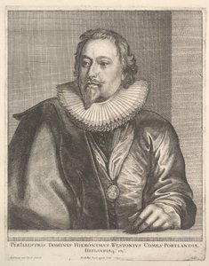 Richard Weston, Portland grófja, 1645. alkotó: Wenceslaus Hollar