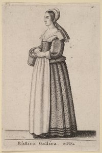 Gall vidéki jelenet alkotó: Wenceslaus Hollar