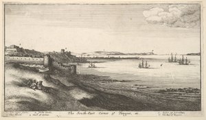 Tanger délkeleti sarka, 1669-73. alkotó: Wenceslaus Hollar