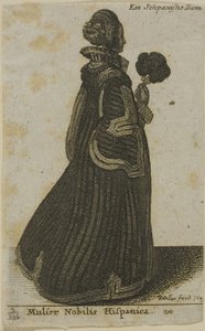 Spanyol nemesasszony alkotó: Wenceslaus Hollar