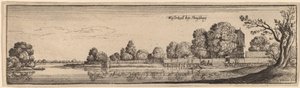 Strasbourg: A Toll House, c. 1632. alkotó: Wenceslaus Hollar