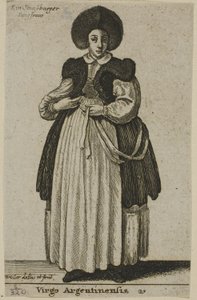 Strasbourgi nő alkotó: Wenceslaus Hollar