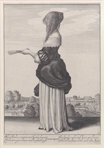 Nyár, az Évszakokból, 1643-44., 1643-44. alkotó: Wenceslaus Hollar