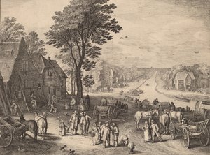 A csatorna, 1650. alkotó: Wenceslaus Hollar