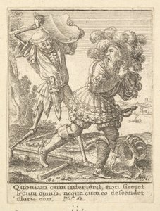 A gróf a haláltáncból, 1651. alkotó: Wenceslaus Hollar