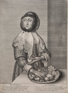 A négy évszak: ősz alkotó: Wenceslaus Hollar