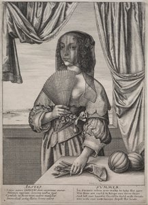 A négy évszak: 1641 nyár. alkotó: Wenceslaus Hollar