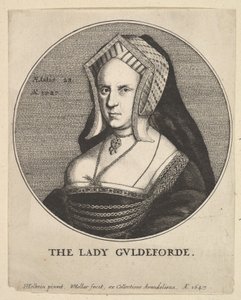 Lady Guldeforde Mary, Lady Guildford, 1647. alkotó: Wenceslaus Hollar