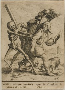 A házaló és a halál alkotó: Wenceslaus Hollar