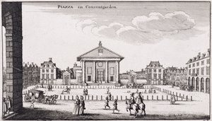 A Covent Garden-i tér, 1647 alkotó: Wenceslaus Hollar