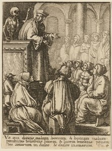 A prédikátor és a halál alkotó: Wenceslaus Hollar