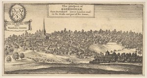 The Prospect of Bermingham, a Ravenshurst neere London-road délkeleti részén..., 1625-77. alkotó: Wenceslaus Hollar