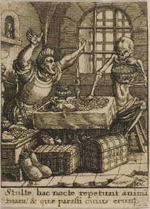 A gazdag ember és a halál alkotó: Wenceslaus Hollar
