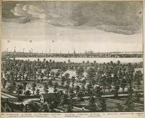 London és Westminster kilátását elvették Lambethtől alkotó: Wenceslaus Hollar
