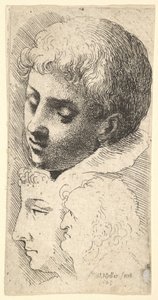 Három fej, 1645. alkotó: Wenceslaus Hollar