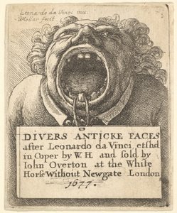 Címlap, Divers Anticke Faces, 1677. alkotó: Wenceslaus Hollar