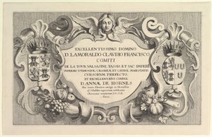 Cím a Hemissembe való belépéshez, 1625-77. alkotó: Wenceslaus Hollar