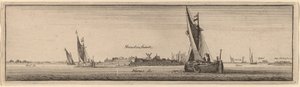 Kilátás a Shenckenschantzra alkotó: Wenceslaus Hollar