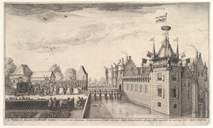 Látogatás A. Roelantsnál, 1650. alkotó: Wenceslaus Hollar