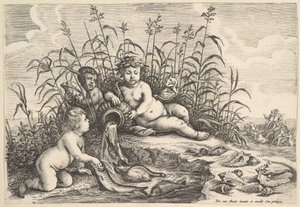 Víz A négy elem, kb. 1647. alkotó: Wenceslaus Hollar