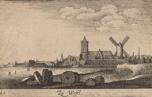 Wesel, 1635. alkotó: Wenceslaus Hollar