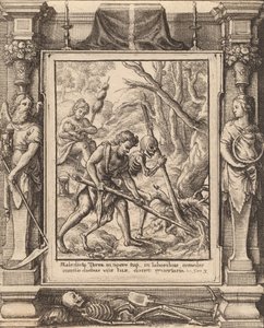 Amikor Adam Delved, 1651. alkotó: Wenceslaus Hollar