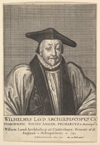 William Laud, Canterbury érseke, 1641. alkotó: Wenceslaus Hollar