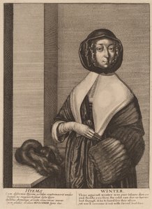Tél, 1641. alkotó: Wenceslaus Hollar