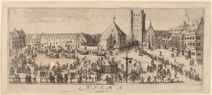 Tél: The Parade Ground alkotó: Wenceslaus Hollar