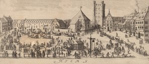 Tél: The Parade Ground, c. 16281629. alkotó: Wenceslaus Hollar