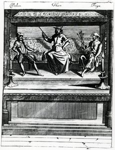 Woden, Thor és Friga alkotó: Wenceslaus Hollar