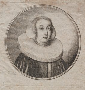 Nő egy malomkővel alkotó: Wenceslaus Hollar