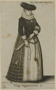 Fiatal zürichi nő alkotó: Wenceslaus Hollar
