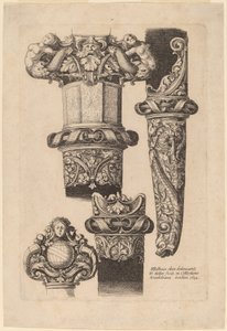 Dísz tőrhöz és hüvelyhez alkotó: Wenceslaus Hollar after Hans Holbein the Younger