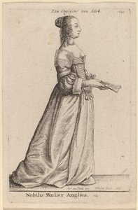 Nemes angol nő alkotó: Wenceslaus Hollar after Sir Anthony van Dyck