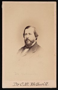Dr. Charles Mayer Wetherill portréja 1825-1871, 1864. alkotó: Wenderoth and Taylor