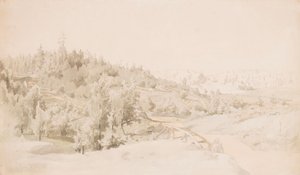 Tájkép, Kuru alkotó: Werner Holmberg