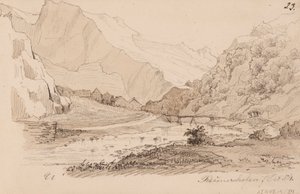 Tájkép, Reimershofen alkotó: Werner Holmberg