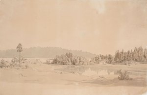 Näsijärvi-öböl alkotó: Werner Holmberg