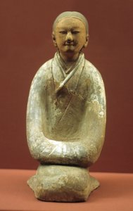 Sarkán ülő nő, Kr.e. 206-8 alkotó: Western Han Dynasty Chinese School