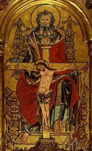 Oltárkép a Szentháromsággal, 1250 körül alkotó: Westphalian Master