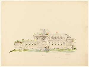Magasság a Polo Grounds, a klubház, a Newport, a Rhode Island és a golfklub felé