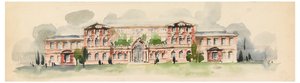Hearst School for Girls: A főépület magassága