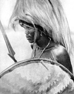 Egy maszáj harcos, Afrika, 1936.