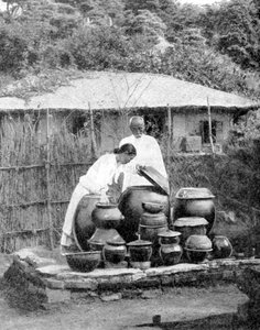 Korea fehér ruhás lakói, 1936.