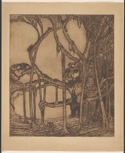 A régi waringin (eredeti cím az objektumon) alkotó: Wijnand Otto Jan Nieuwenkamp (signed by artist)
