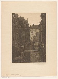 Házak a Voorstraatshavenen Dordrechtben Csatorna Dordrechtben (eredeti cím) Dordrecht, hat rézkarc W.O.J. Nieuwenkamp és J.M. Degrees of Roggen (eredeti sorozatcím)
